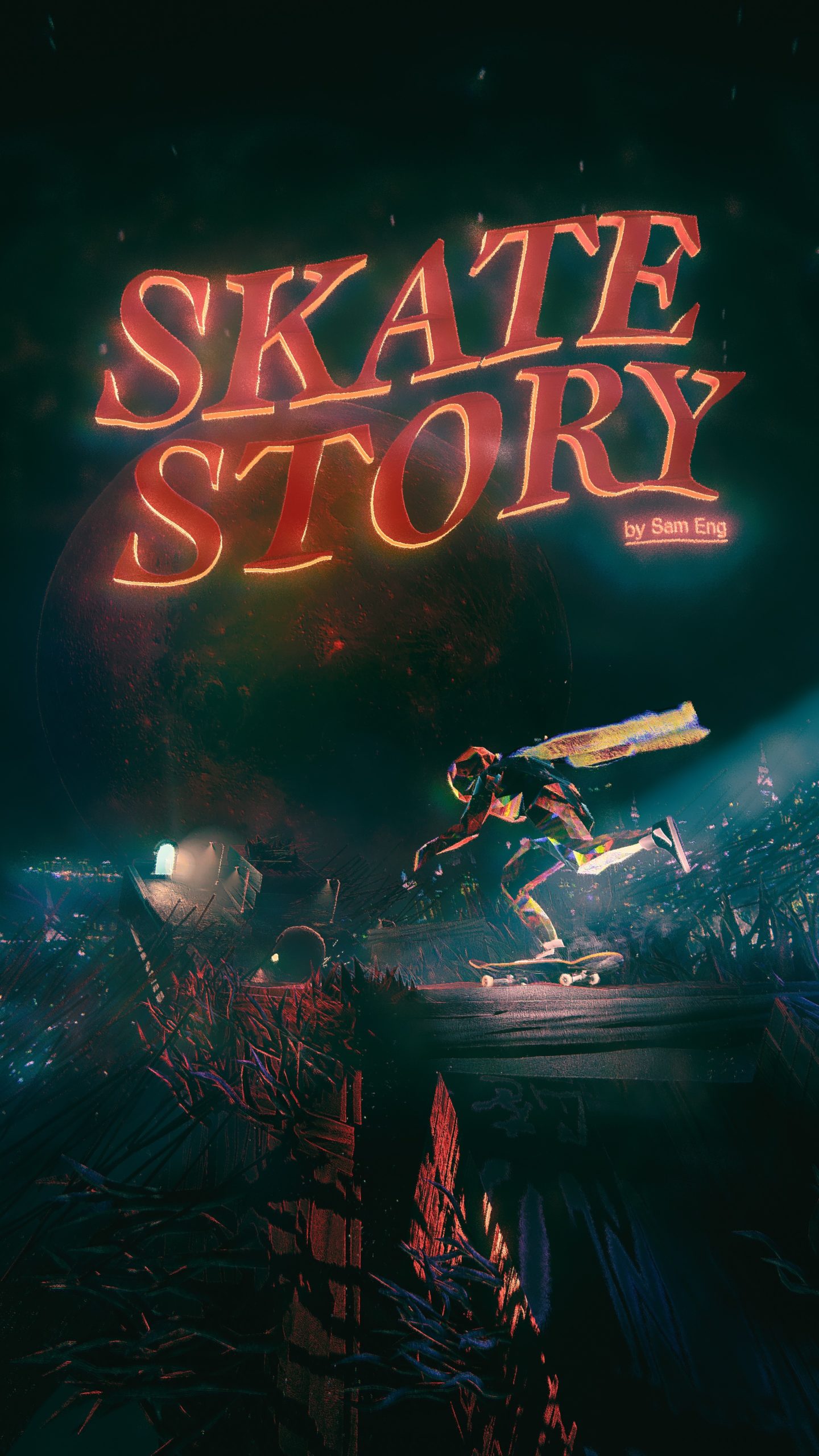 異形のスケートゲーム『Skate Story』が発売開始。ガラスの悪魔と冥界を駆ける体験とは